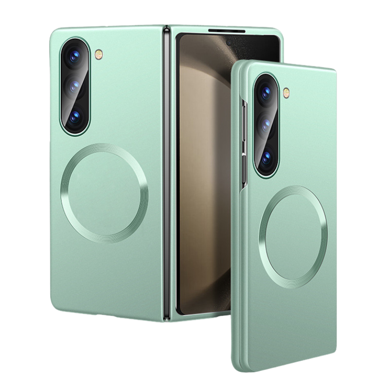 Load image into Gallery viewer, Samsung Galaxy Z Fold5 (SM-F946) Foldable Magnetic Metallic Skin-Feel Finish Case
