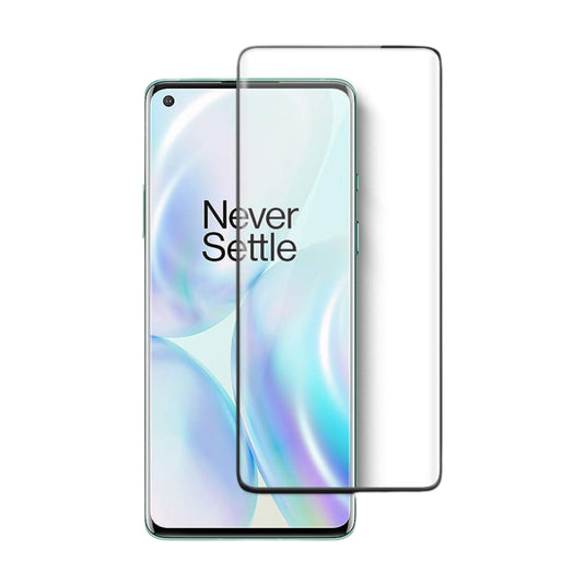 [Full Glue] OnePlus 8/5G (T-Mobile)/5G UW (Verizon) - Full Covered Curved 9H Tempered Glass Screen Protective Protector