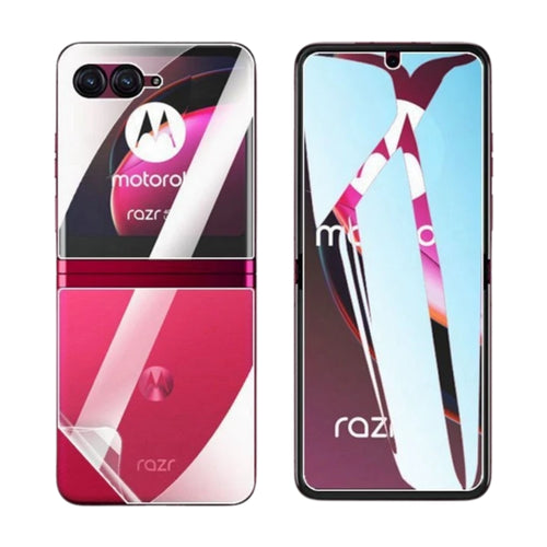 [TPU Hydrogel] Motorola Razr 40 Ultra - Full Covered Soft TPU Screen Protector Flim