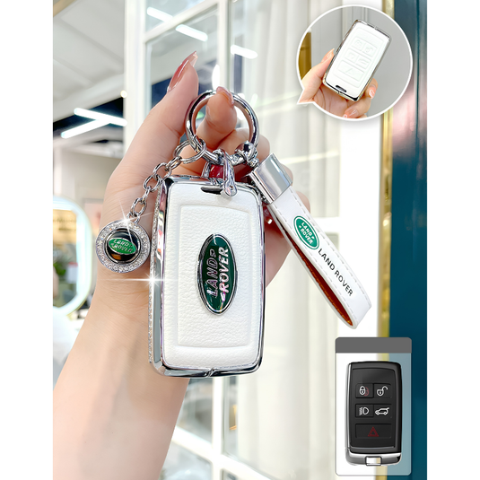 Land Rover Glitter Leather Car Key Fob Case Cover For Range Rover Evoque, Velar, Discovery 4/5, Sport, Defender - i-Station Mobile Phone & Electronic Device Repair and Accessories