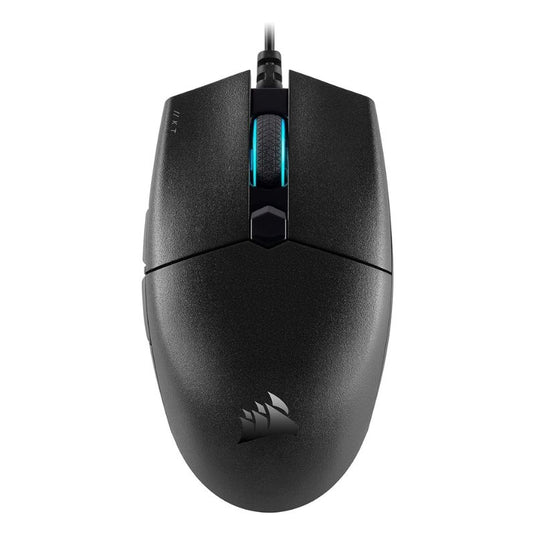 CORSAIR KATAR PRO Ultra-Light Gaming Mouse - FPS/MOBA Mouse, Symmetric Shape, 12,400 DPI Optical Sensor, 6 Programmable Buttons, Plug-and-Play, RGB Backlighting, for Claw and Fingertip Grips