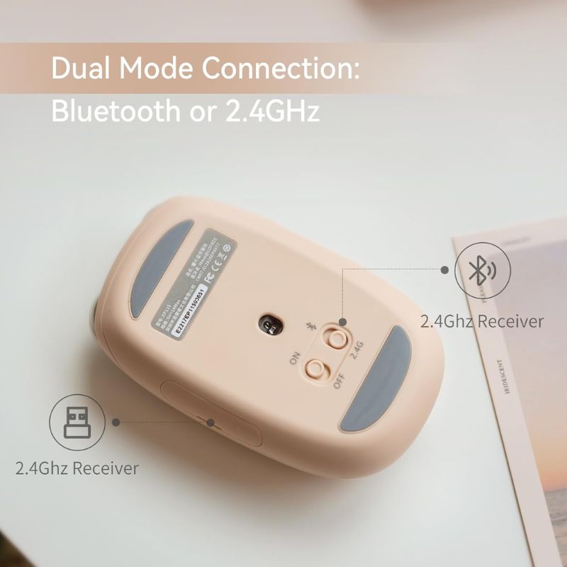 Load image into Gallery viewer, LOFREE Wavy Chips Dual-Mode Wireless Mouse Mice Girl Gift
