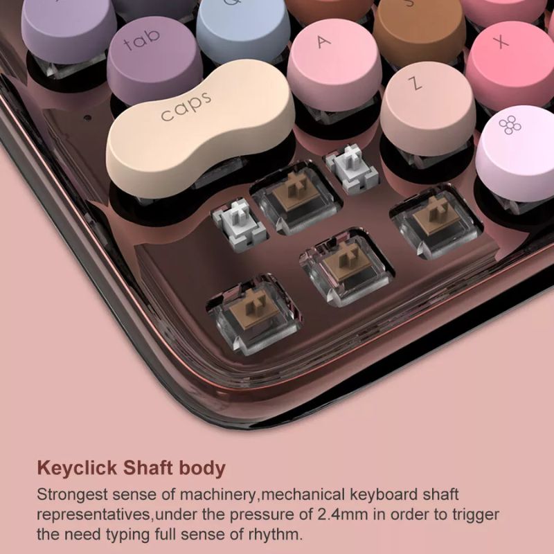 Lofree Rose Gold Mechanical Keyboard Girl's Gift - i-Station Mobile Phone & Electronic Device Repair and Accessories