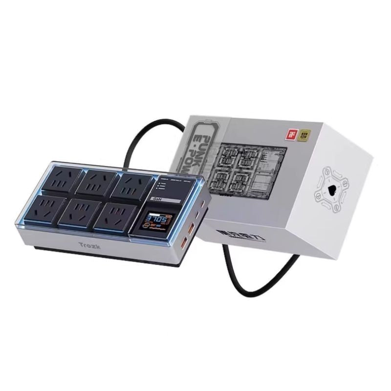 Load image into Gallery viewer, Trozk 65W RGB Charging Station Power Strip Gaming Room
