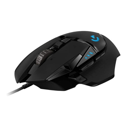 Logitech G502 Hero High Performance Wired Gaming Mouse, 25K Sensor, 25,600 DPI, RGB, Adjustable Weights, 11 Programmable Buttons, On-Board Memory, PC/Mac