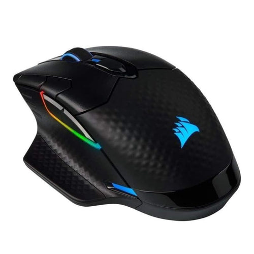 CORSAIR Dark CORE RGB PRO SE Wireless FPS/MOBA Gaming Mouse with Qi Wireless Charging – 18,000 DPI – 8 Programmable Buttons – Sub-1ms Wireless – iCUE Compatible – PC, Mac, PS5, PS4, Xbox