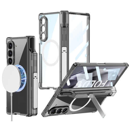 [Magsafe Compatible] Samsung Galaxy Z Fold 6(SM-F956) - Transparent Shockproof Magnetic Protective Case