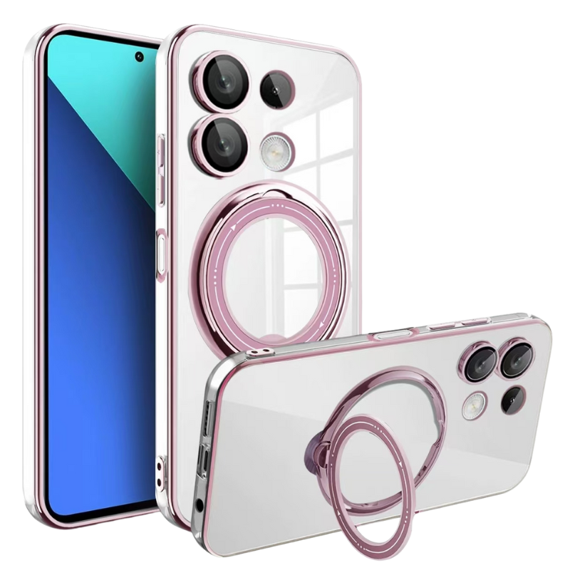 Load image into Gallery viewer, [Built-in Ring Bracket] Xiaomi Mi 13T/Pro High-Transparency Shockproof Essentials Series Case
