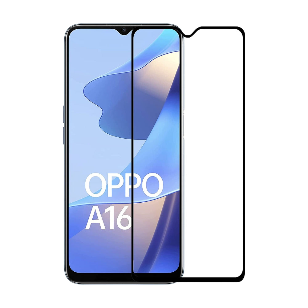 [Full Covered] OPPO A16 / A16s / A54s - 9H Hardness HD Tempered Glass Screen Protector - i-Station Mobile Phone & Electronic Device Repair and Accessories