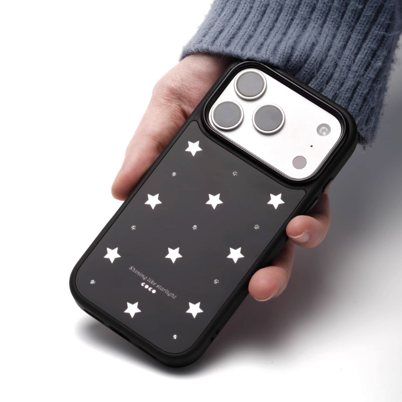 Apple iPhone 16/Pro/Pro Max - Sparkling Star Matte Shockproof Case - i-Station Mobile Phone & Electronic Device Repair and Accessories