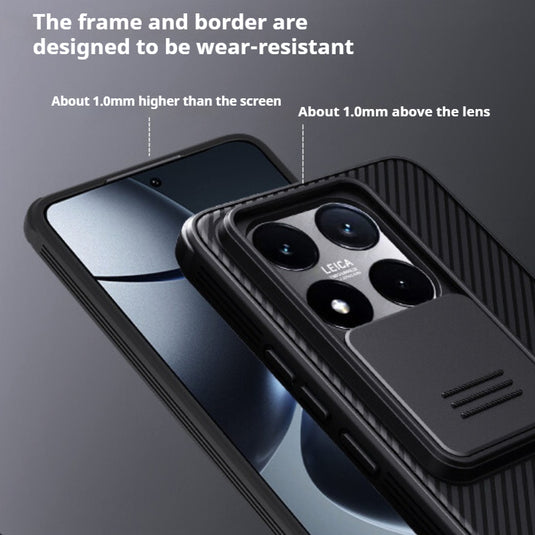 [With Slide Lens Cover] Xiaomi Mi 13/Pro Nillkin Heavy Duty Series Case