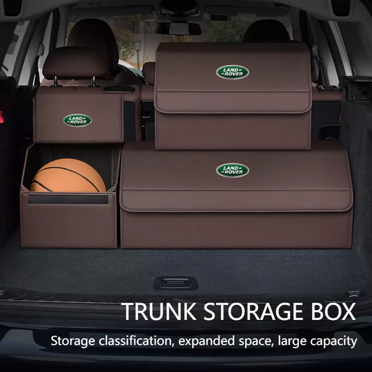 Land Rover Microfiber Leather Car Trunk Storage Box for Defender, Range Rover Sport, Evoque, Velar, Discovery 4/5, Freelander - i-Station Mobile Phone & Electronic Device Repair and Accessories