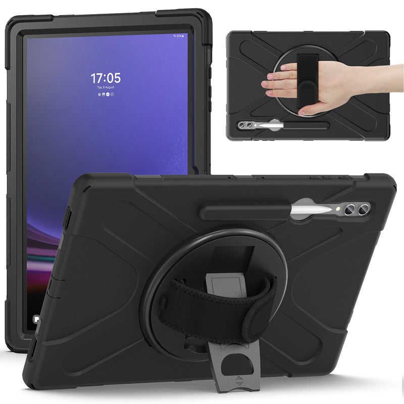 Load image into Gallery viewer, Samsung Galaxy Tab S8 Ultra &amp; S9 Ultra 14.6&quot; - 360 Degree Rotate Shockproof Heavy Duty Tough Stand Case Cover With  Pen Holder - Polar Tech Australia
