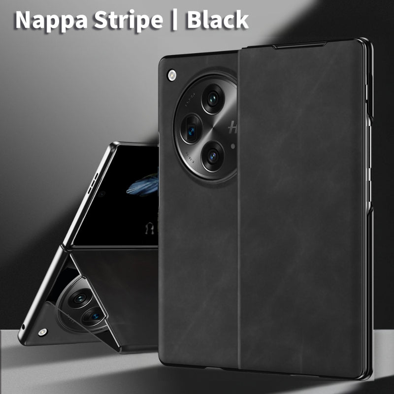 Load image into Gallery viewer, OPPO Find N3 (CPH2499, PHN110) - Minimalist Business Napa Texture Leather Phone Case
