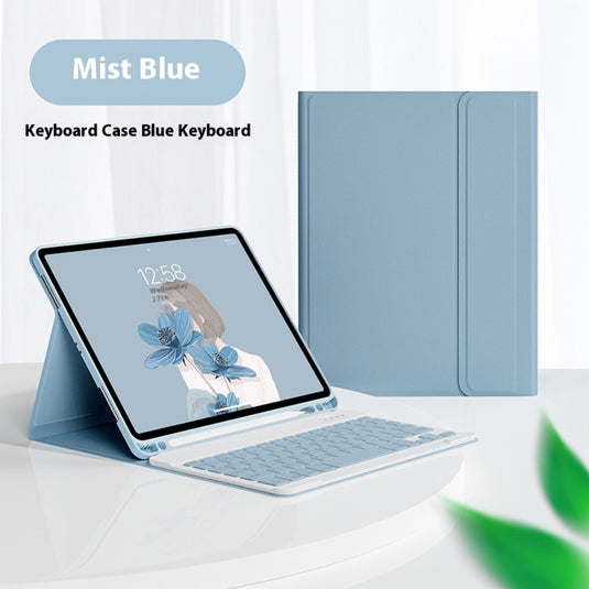 [Without Backlight] Apple iPad 10.9" 10th (2022) - Detachable Magnetic Wireless Keyboard Case