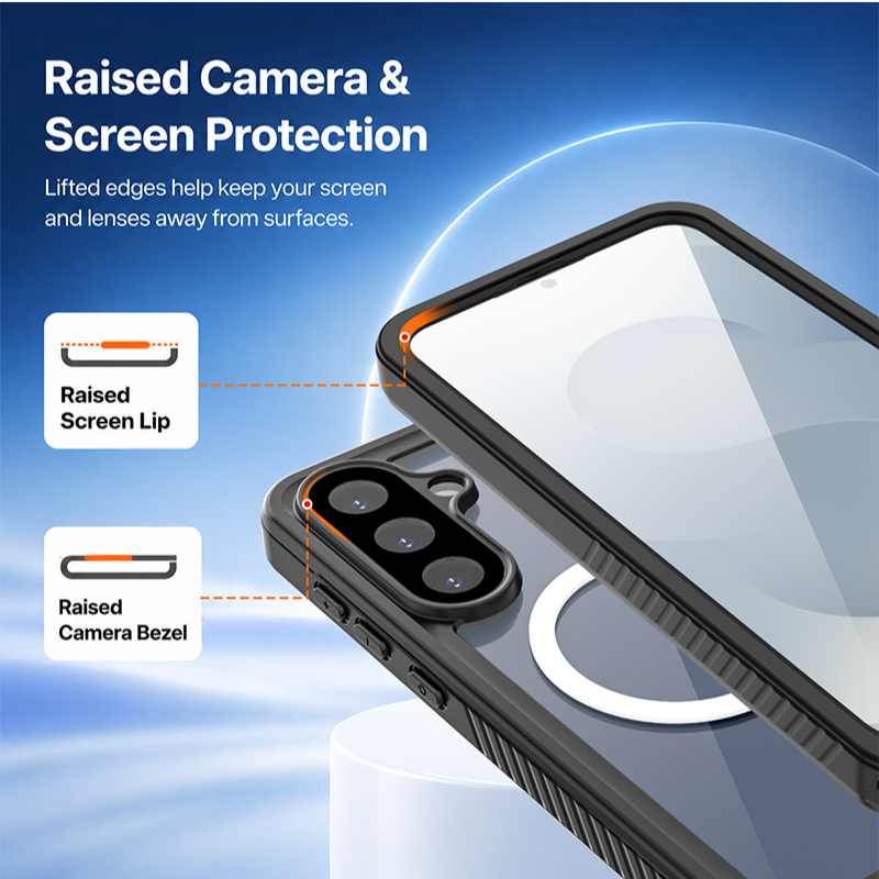 Load image into Gallery viewer, [FS Series][MagSafe Compatible] Samsung Galaxy S26 FE Full Covered Waterproof Heavy Duty Shockproof Armor Case

