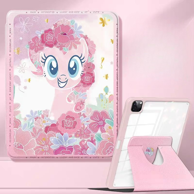 Load image into Gallery viewer, [With Pen Slot][360° Rotatable] Apple iPad Air 11-inch M2/M3 (2024/2025) My Little Pony Cartoon Shockproof Protective Case
