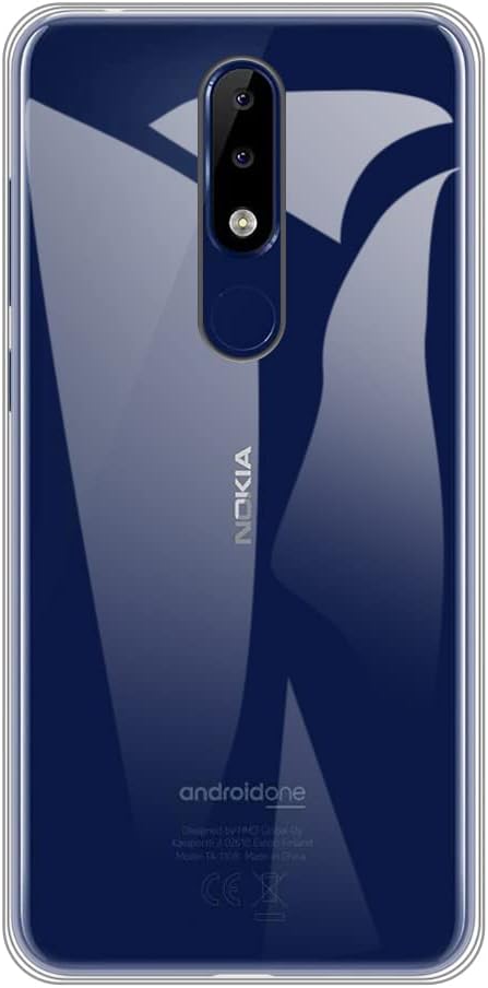 Nokia 5.1 Plus (Nokia X5) - AirPillow Cushion Transparent Soft Clear TPU Four Corners Protective Case With 2PC 9H Tempered Glass Screen Protector