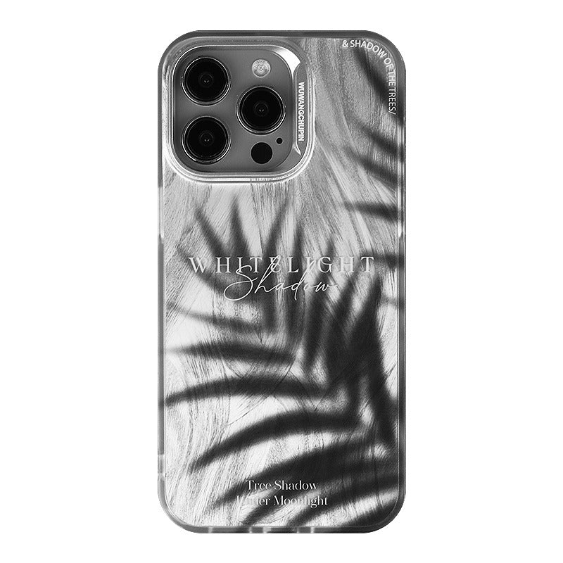 Load image into Gallery viewer, Apple iPhone 12/Pro/Pro Max leaf shadow design style Couple Shockproof Fashion Series Case
