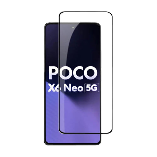 [9D Full Covered] XIAOMI Poco X6 Neo - Tempered Glass Screen Protector