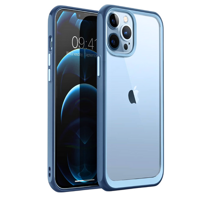 Apple iPhone 13/Mini/Pro/Pro Max Transparent Slim Protection Hybrid Shockproof Essentials Series Case - i-Station Mobile Phone & Electronic Device Repair and Accessories