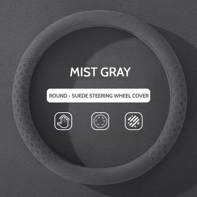 Load image into Gallery viewer, Mercedes-Benz Suede Leather Printed Pattern Process Steering Wheel Cover For C Class, E Class, S Class, GLA, GLB, GLK, GLC, GLE - i-Station Mobile Phone &amp; Electronic Device Repair and Accessories
