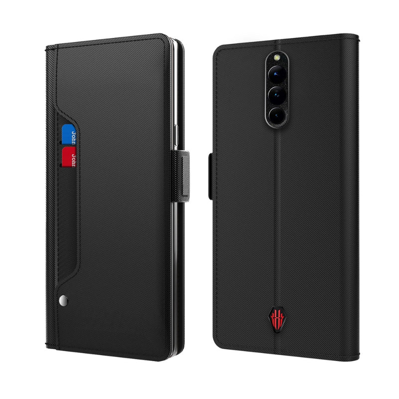 Load image into Gallery viewer, [With Card Slot] ZTE nubia Red Magic 9 Pro / 9 Pro Plus - Magnetic Folding Invisible Stand Protective Case
