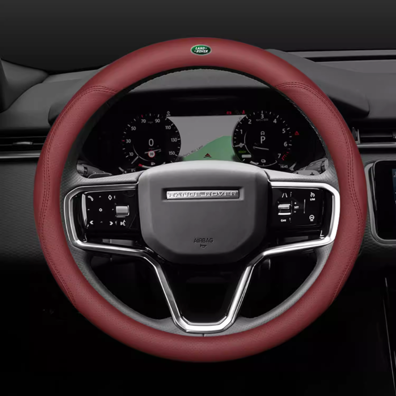 Load image into Gallery viewer, Land Rover Genuine Leather Breathable Steering Wheel Cover for Evoque, Discovery Sport, Defender, Velar, Range Rover Sport
