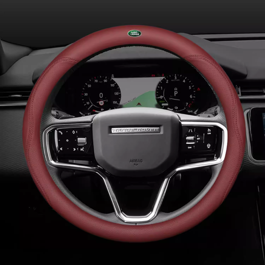 Land Rover Genuine Leather Breathable Steering Wheel Cover for Evoque, Discovery Sport, Defender, Velar, Range Rover Sport