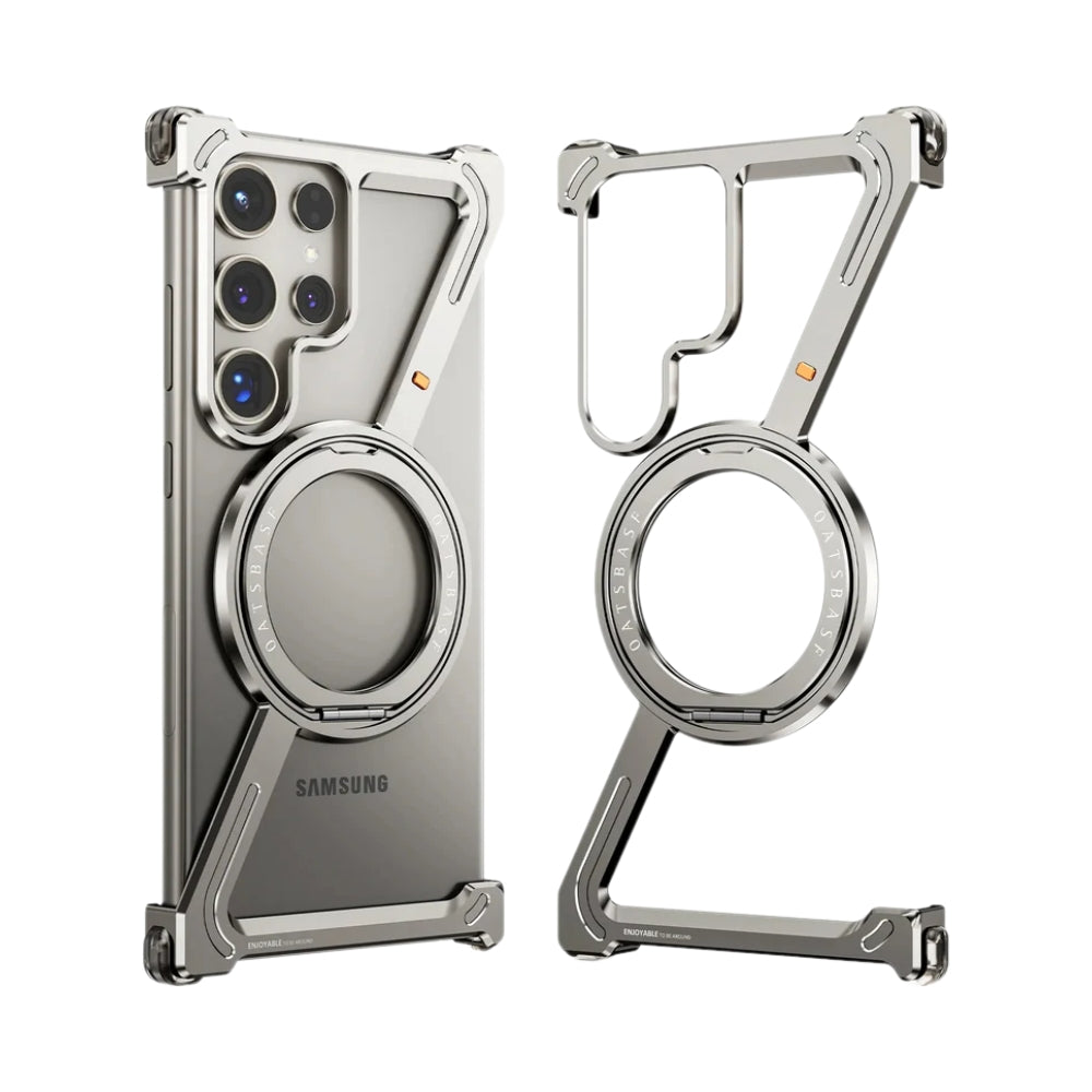 [Z-type metal bracket shell] Samsung Galaxy S24/Plus/Ultra - Magsafe Magnetic Phone Case - i-Station Mobile Phone & Electronic Device Repair and Accessories
