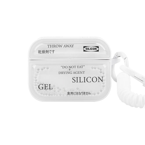 [built-in flowing transparent beads] Apple AirPods 1 & 2 & 3 - desiccant design style TPU + PC Heavy Duty Protecive Case