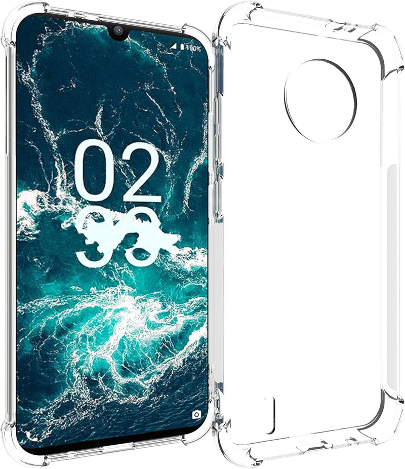 Load image into Gallery viewer, Nokia C200 - AirPillow Cushion Transparent Soft Clear TPU Four Corners Protective Case With 2PC 9H Tempered Glass Screen Protector
