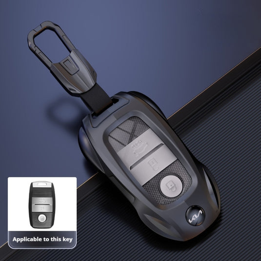 Kia Stylish Metal Car Key Protective Case For K2, K4, K5, Seltos, Sportage, Sonet, Cerato,EV5