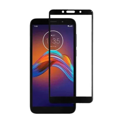 [9D Full Covered] Motorola Moto E6 Play - Tempered Glass Screen Protector