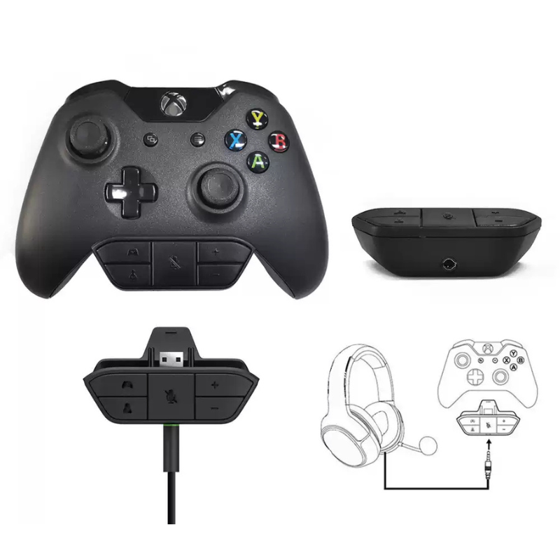 Xbox One S Controller Headset Adapter, Stereo Voice Chat – i-Station ...