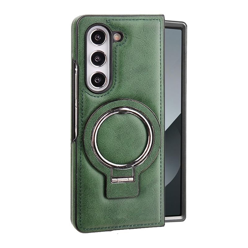 Load image into Gallery viewer, [Magsafe Compatible][Built-in Stand] Samsung Galaxy Z Fold7 - Business Casual Luxury Leather Stand Series Case
