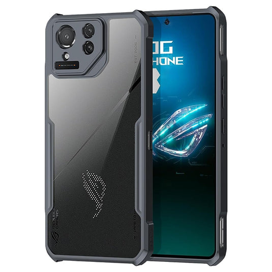 Asus ROG Phone 8/8 Pro - Shield Shockproof TPU+PC Clear Rugged Heavy Duty Case  With 2PC Tempered Glass Screen Protector