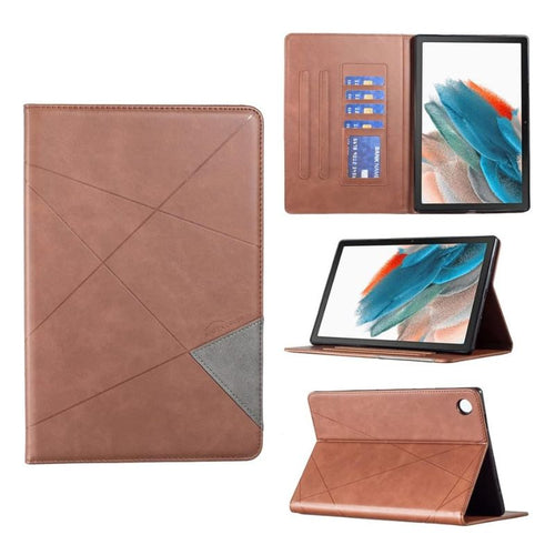 [With Card Slot] Samsung Galaxy Tab S6 Lite 10.4’’ 2020 (P610/P615) - Premium PU Leather Wallet Flip Cover Protective Case