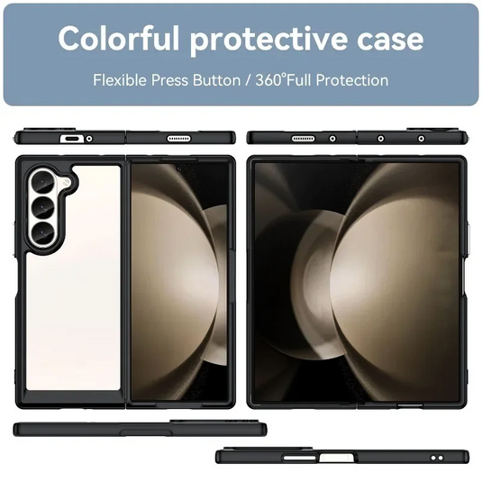 Samsung Galaxy Z Fold 6 SM-F956 Transparent Anti-drop Folding Essentials Series Case