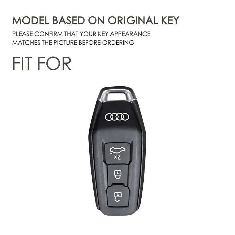 Load image into Gallery viewer, Audi Premium Leather Protection Car Key Fob Case Cover For Audi A5, A5L, Q5, Q6, Q6L, e-tron (2025/2026) - i-Station Mobile Phone &amp; Electronic Device Repair and Accessories
