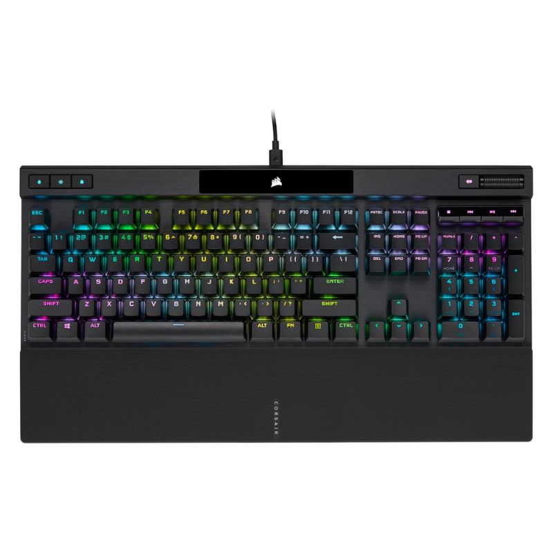 Load image into Gallery viewer, CORSAIR K70 RGB PRO Wired Mechanical Gaming Keyboard (CHERRY MX RGB Brown Switches: Tactile and Non-Clicky, 8,000Hz Hyper-Polling, PBT DOUBLE-SHOT PRO Keycaps, Soft-Touch Palm Rest)
