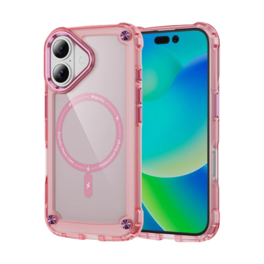 Apple iPhone 16 /Plus/Pro/Max - Silicone Transparent Magnetic protective Case