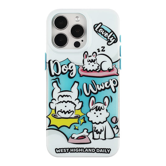 Apple iPhone 16/Pro/ Pro Max Manga cat design style Shockproof Fashion Series Case