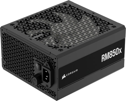 CORSAIR RM850x 850W Fully Modular Low-Noise ATX Power Supply – ATX 3.1 Compliant – PCIe 5.1 Support – Cybenetics Gold Efficiency – Native 12V-2x6 Connector