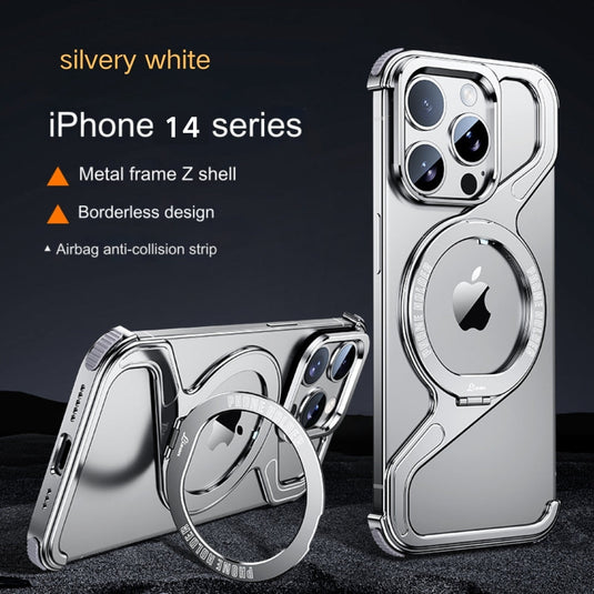 [Z-type metal bracket shell] Apple iPhone 14/Pro/Max - Magsafe Magnetic Phone Case