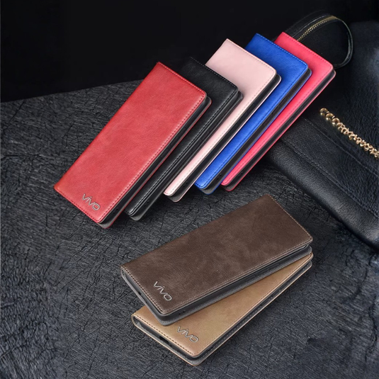 VIVO X300/Pro - Business Genuine Leather Magnetic Flip Shockproof Protective Case - i-Station Mobile Phone & Electronic Device Repair and Accessories