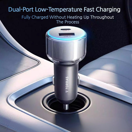 TORRAS 75W Dual-Port Super Fast Car Charger - i-Station Mobile Phone & Electronic Device Repair and Accessories