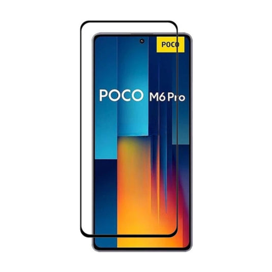 [9D Full Covered] XIAOMI Poco M6 Pro 4G - Tempered Glass Screen Protector