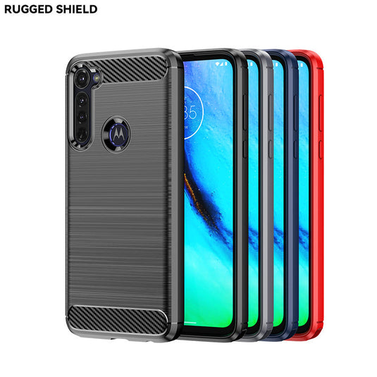 Motorola Moto G Pro - Shield Shockproof Rugged Heavy Duty Case With 2PC Tempered Glass Screen Protector