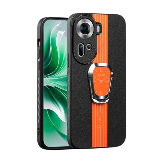 OPPO Reno10/Pro+/Pro - Magnetic Litchi Leather Back Phone Stand Case